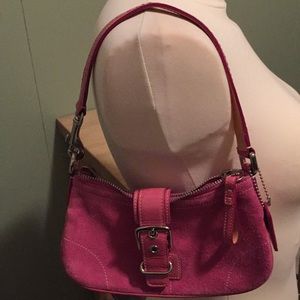 Small pink authentic Coach bag